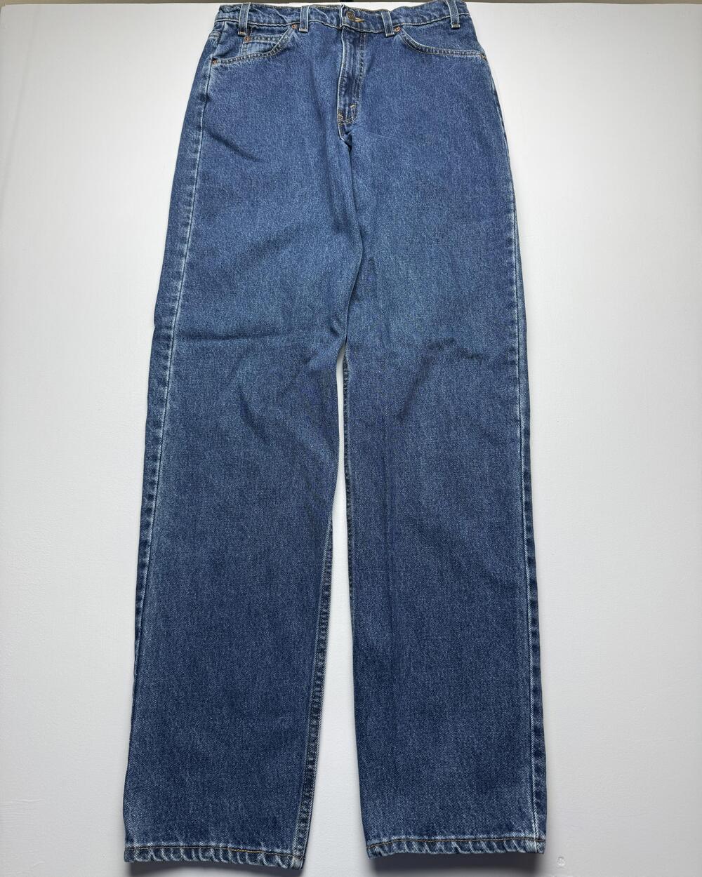 Vintage Levis 550 Jeans Mens 34x36 Orange Tab Blue Med Wash Relaxed Straight USA